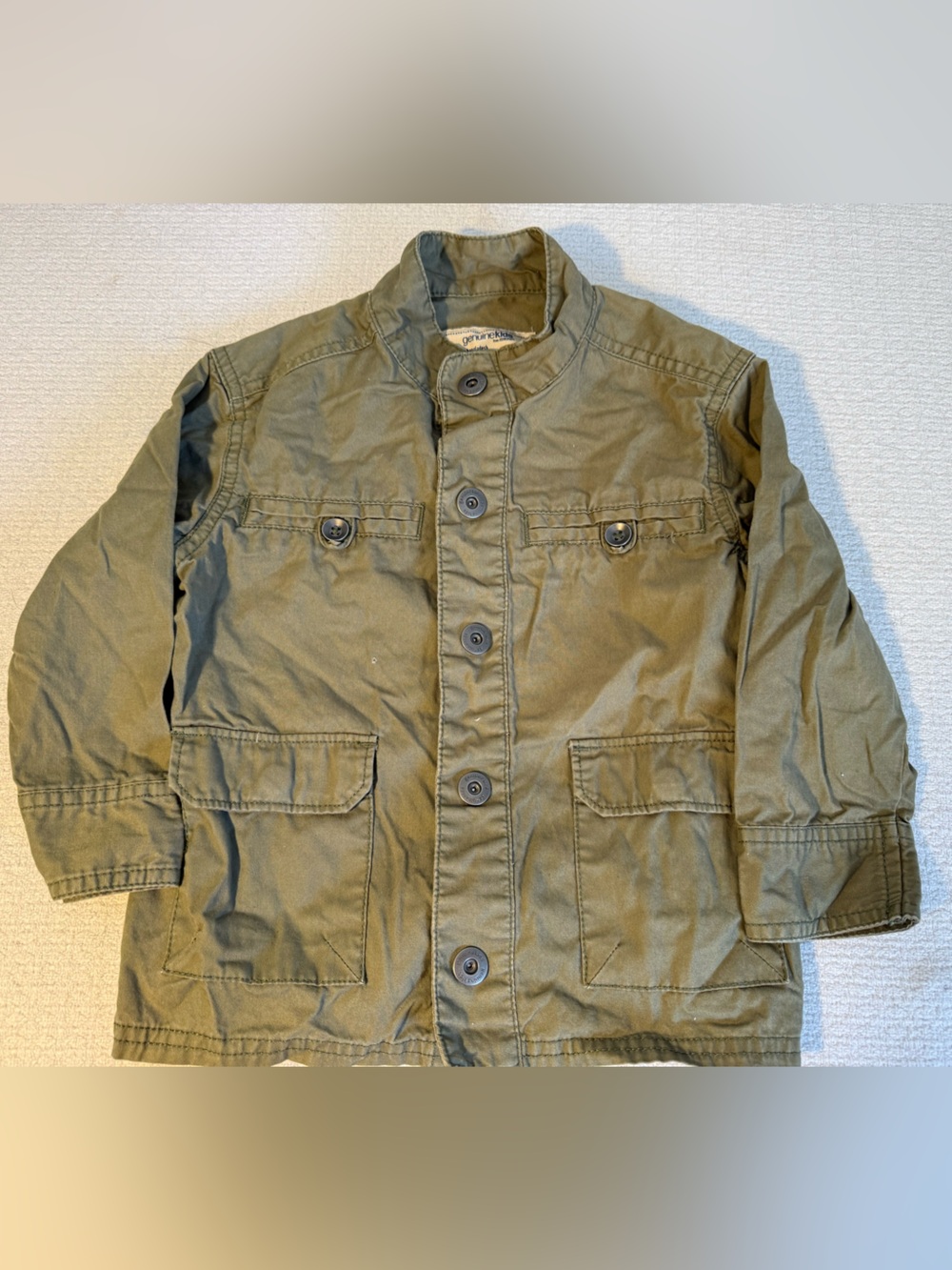 OshKosh B'gosh Olive Green Kids Utility Jacket